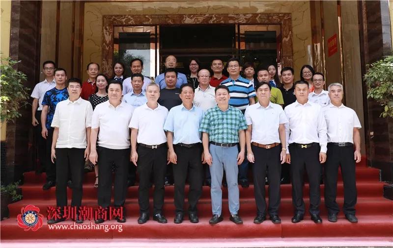 郑汉明会长率队拜访惠来商会,饶平商会,深港揭西商会,深圳潮青会